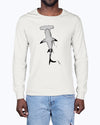 Hammerhead Overhead, shark sweater, high seas lover, Moss Apparel, Unisex Long Sleeve T-Shirt